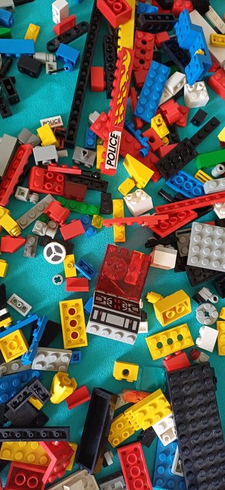 Lego vintage sfusi con base casa e macchina