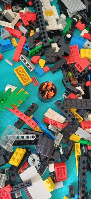 Lego vintage sfusi con base casa e macchina