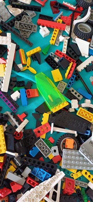Lego vintage sfusi con base casa e macchina
