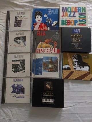 11 CDs de Jazz y Blues Variados