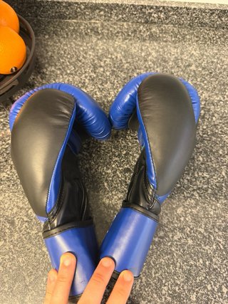 Guantes de boxeo Century WAKO azules