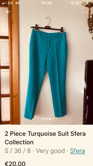 Traje Sfera Turquesa Talla S