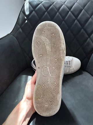 Sneakers Valentino Spike Backnet Bianche con dettagli