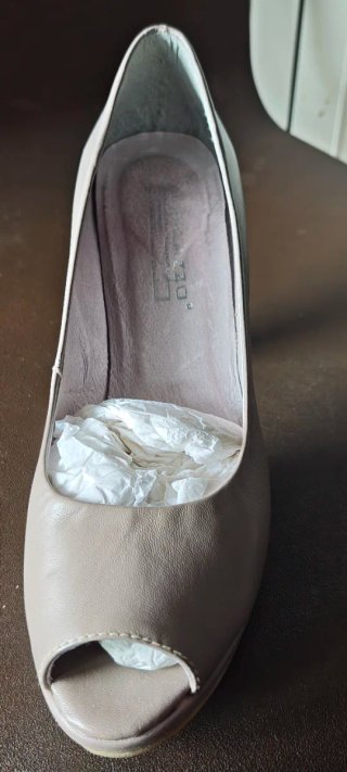 Zapatos Letizia Beige Tacón