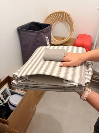 Organizador de tela Ikea con bolsillos