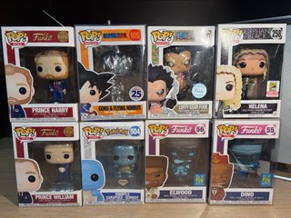 Lote 5 Funko Pop! Dragon Ball, One Piece, Orphan B