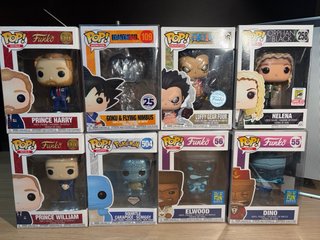 Lote 5 Funko Pop! Dragon Ball, One Piece, Orphan B