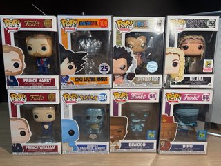 Lote 5 Funko Pop! Dragon Ball, One Piece, Orphan B