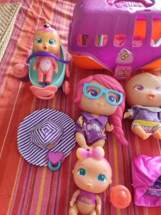 Lote Muñecas Bellies y Accesorios