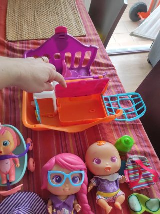 Lote Muñecas Bellies y Accesorios