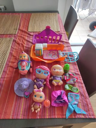 Lote Muñecas Bellies y Accesorios