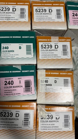Cerraduras de Seguridad 5239 D Marrón