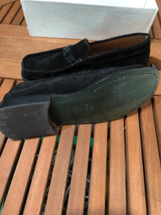 Zapatos FARRUTX negros ante con pedrería