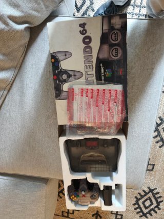 Nintendo 64 smoke black CIB + Expansion Pak