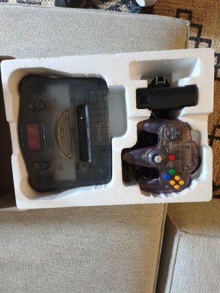 Nintendo 64 smoke black CIB + Expansion Pak