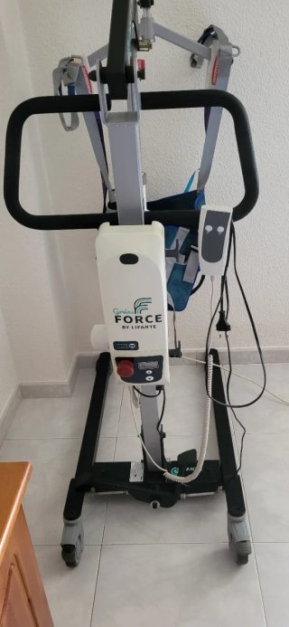 Grua para personas sin movilidad