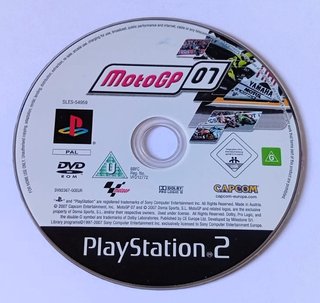 PS2 MotoGP 07 - Solo Disco