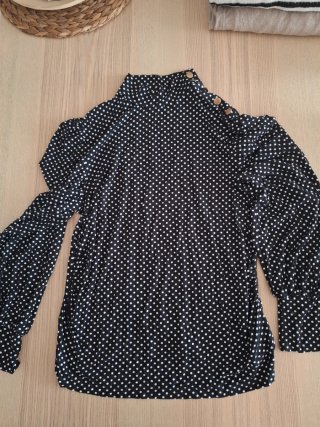 Pack 3 Camisetas Maternidad Cuello Alto Negras