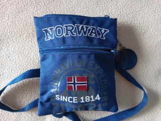 Tracollina Norway blu con ciondolo