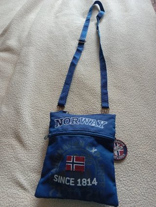 Tracollina Norway blu con ciondolo