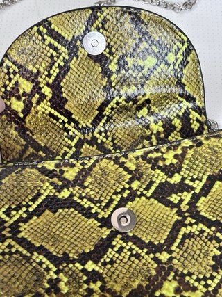 Bolso Serpiente Verde y Negro