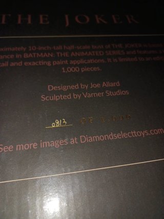 Busto Joker Batman Series 1/2