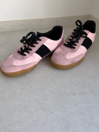 Deportivas Zara Niña Talla 37 Rosa y Negro