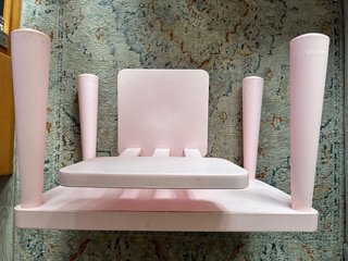 Mesa infantil IKEA Mammut rosa