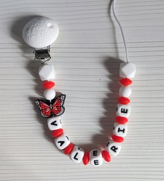 Catenella porta ciuccio personalizzata