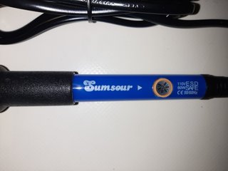 Soldador electrónica 110 volts 60 W.