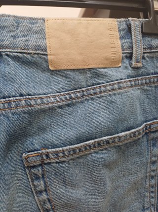 Jeans vita alta blu