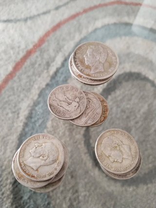 Lote monedas antiguas España