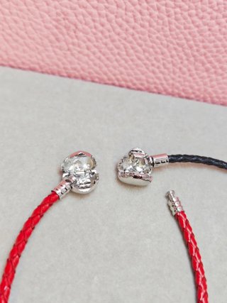 Pulseras Corazón Cuero PU Sintético