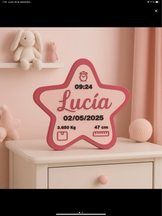 Estrella Natalicio Personalizada