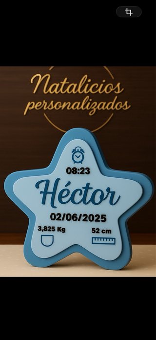 Estrella Natalicio Personalizada