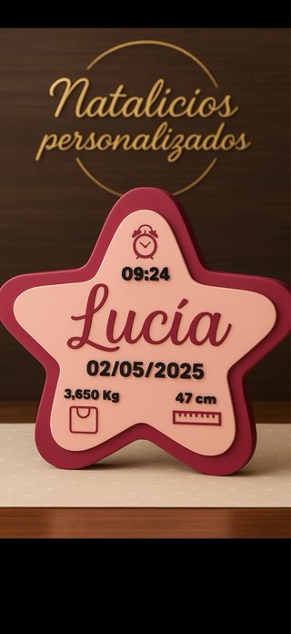 Estrella Natalicio Personalizada