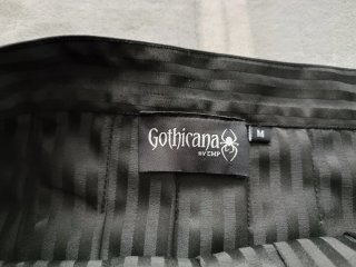 Falda Punk-Rock Gótica Negra. Gothicana Talla S