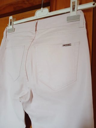 Pantalón Mango Mujer Rosa