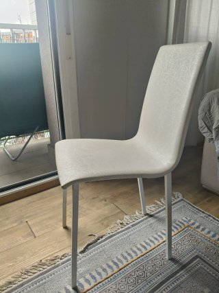 Sillas Comedor Blancas (Set de 4).
