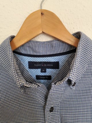 Camisa Tommy Hilfiger Cuadros Vichy Vintage Fit