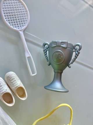 Abito Barbie Tennis Vintage 1982 + Accessori