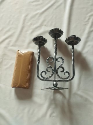 Candelabro triple Valira Arte en Forja