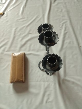 Candelabro triple Valira Arte en Forja