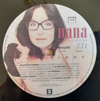 Nana Mouskouri Classique 2 LP 33 Giri 1988
