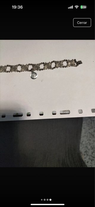 Pulsera de plata con colgante