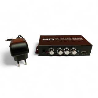 AMPLIFICADOR / CONVERSOR DE AUDIO BTL  HIFI2.1 CD ,MP3, MP4 ,STEREO + CAJA + CARGADOR