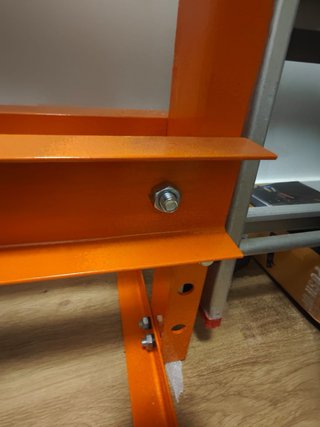 Prensa Hidráulica Naranja