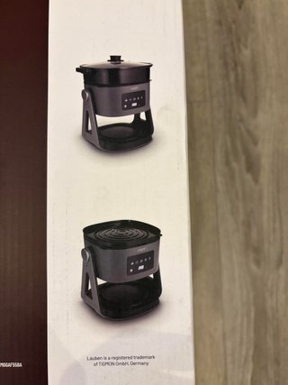 Freidora de aire Lauben Glass&Grill 3 en 1