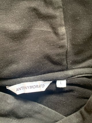 Sudadera Antony Morato Negra con Capucha