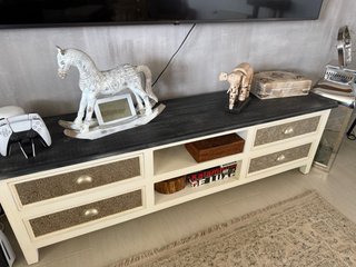 Mesa TV Madera y Metal 160cm